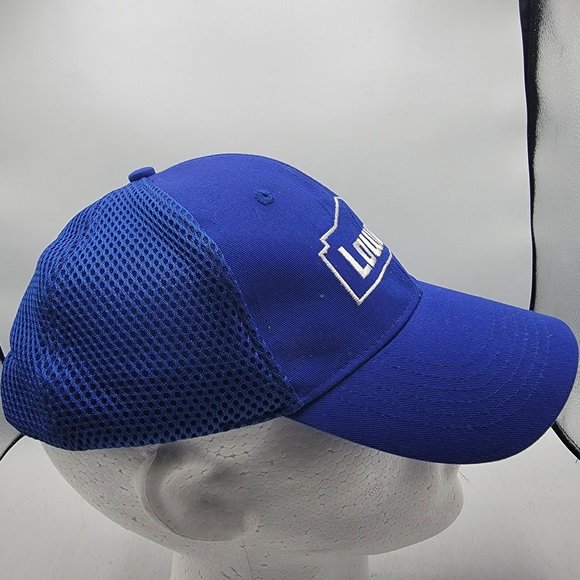 Lowes Logo Hat Adult Strapback Blue Mesh Baseball Cap Employee - Picture 4 of 9
